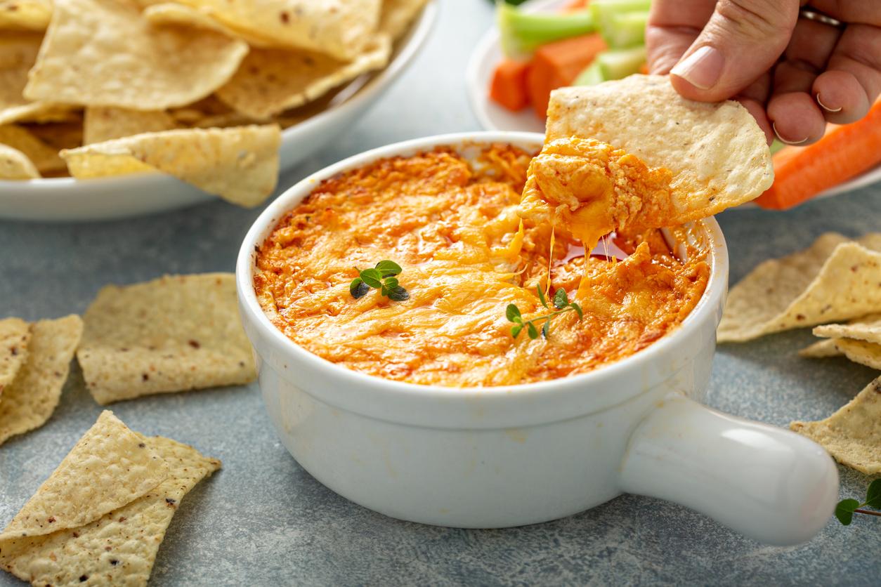 Trying to limit your calories? Avoid eating your chips with dip! 