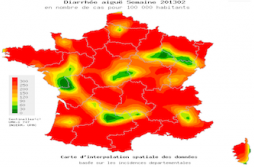 Gastro-entérites: 16 régions au dessus du seuil épidémique