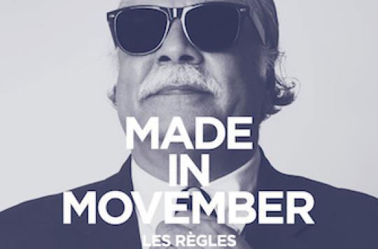 Movember: a mustache against male cancers