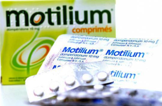 Motilium not recommended for the risk of sudden death