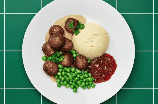 What is the nutritional value of meatless meatballs from Ikea?