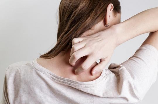 Itching, an alert that goes through the spinal cord