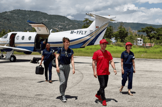 Cardiology: a hospital plane to treat the most disadvantaged