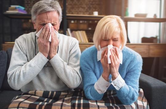 The flu epidemic has settled in France