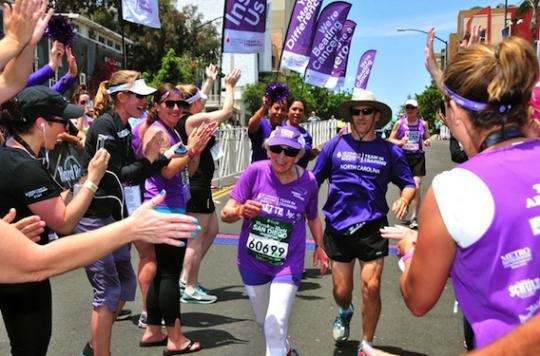 90-year-old marathon for the fight against cancer