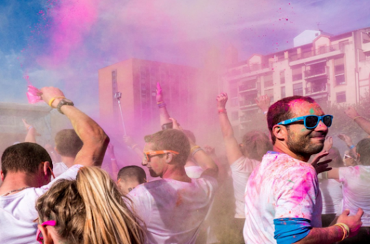 Color Me Rad: colored powders are controversial